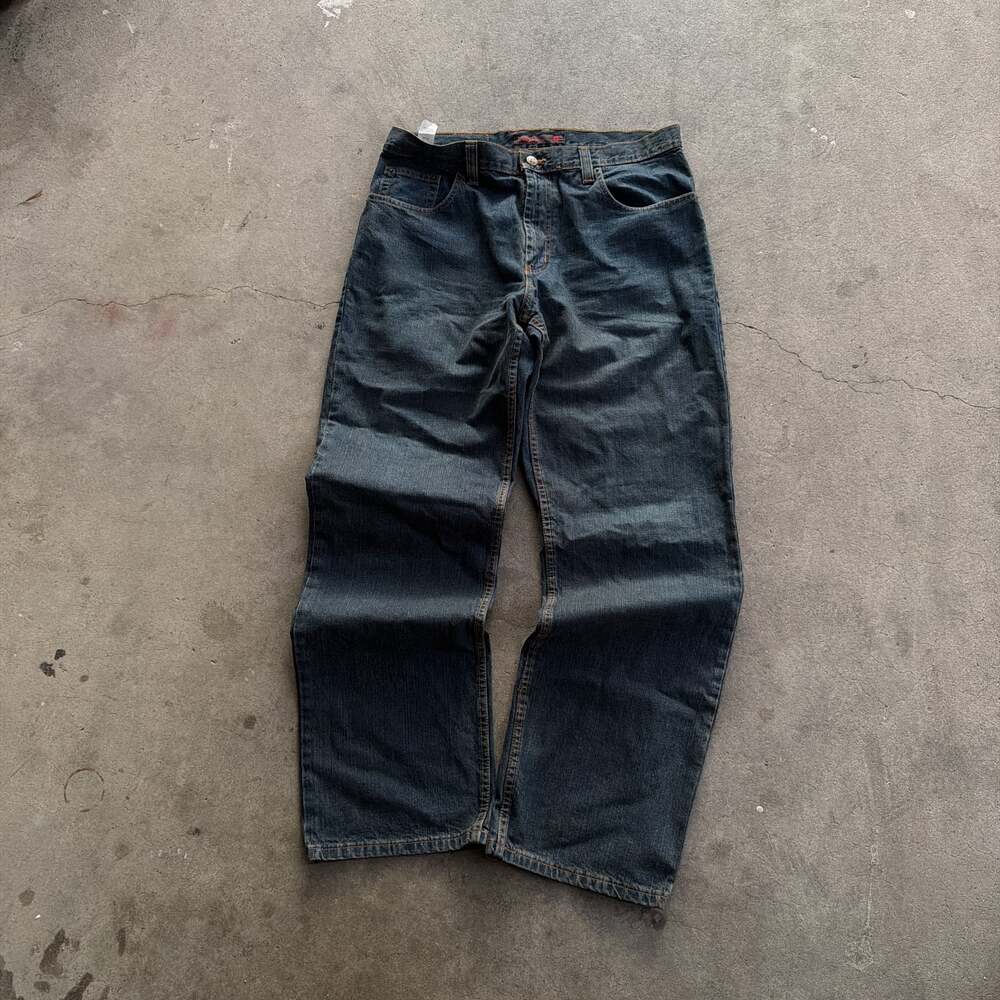 Vintage Perry Ellis America Blue Denim Jeans Men's 34x32